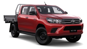 2015-SR 4X4 Double Cab Cab Chassis Olympia Red