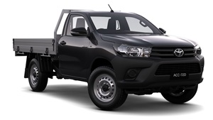 2015-WorkMate 4X4 Single Cab Cab Chassis Eclipse Black